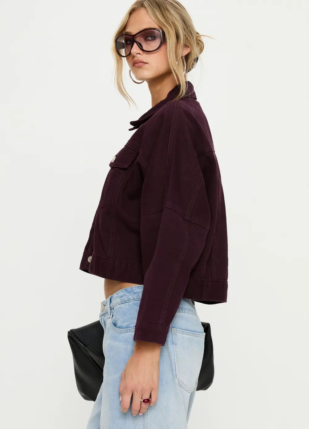 Hughes Denim Jacket Currant