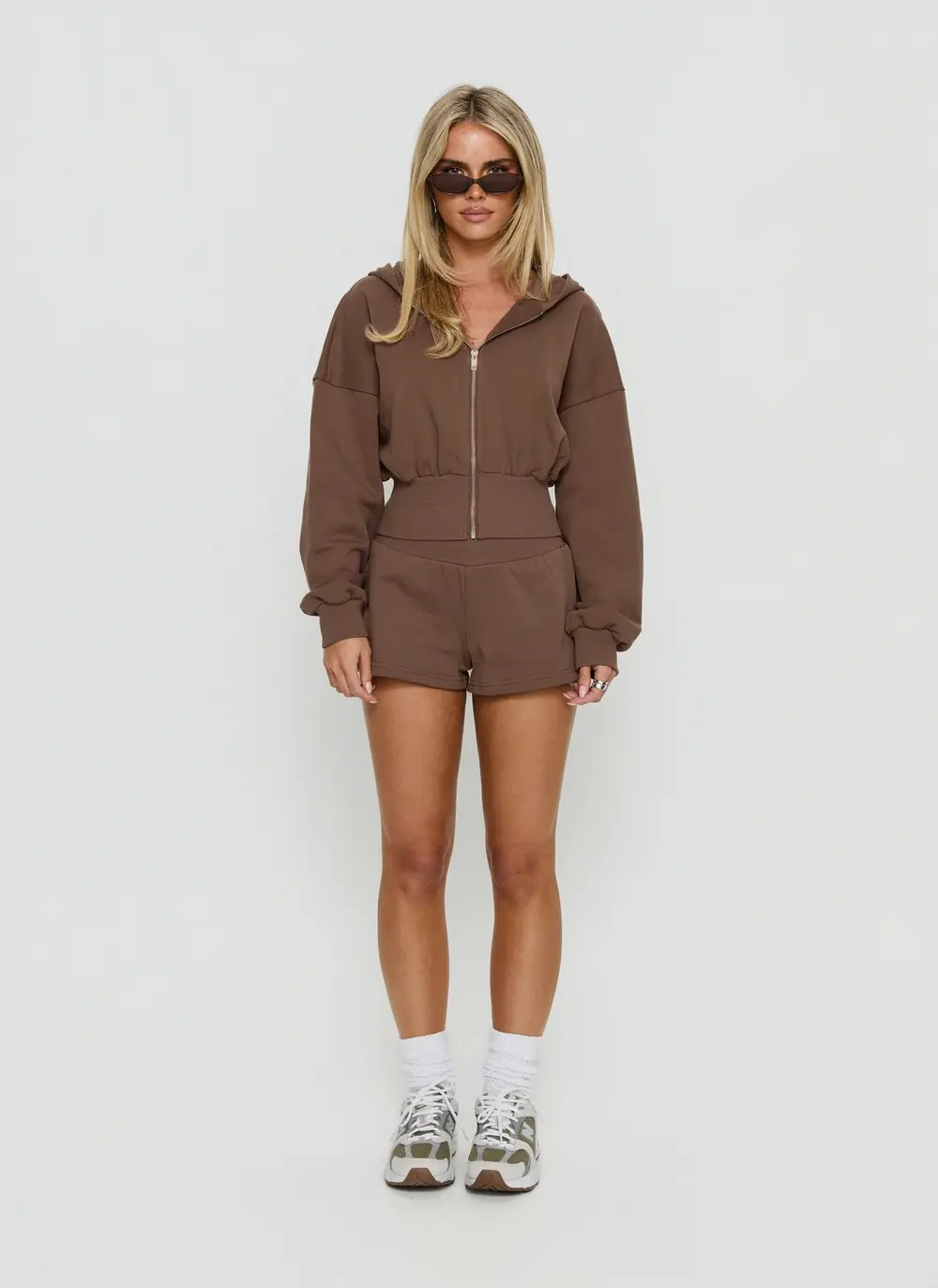 Daybreak Rib Waist Shorts Cocoa