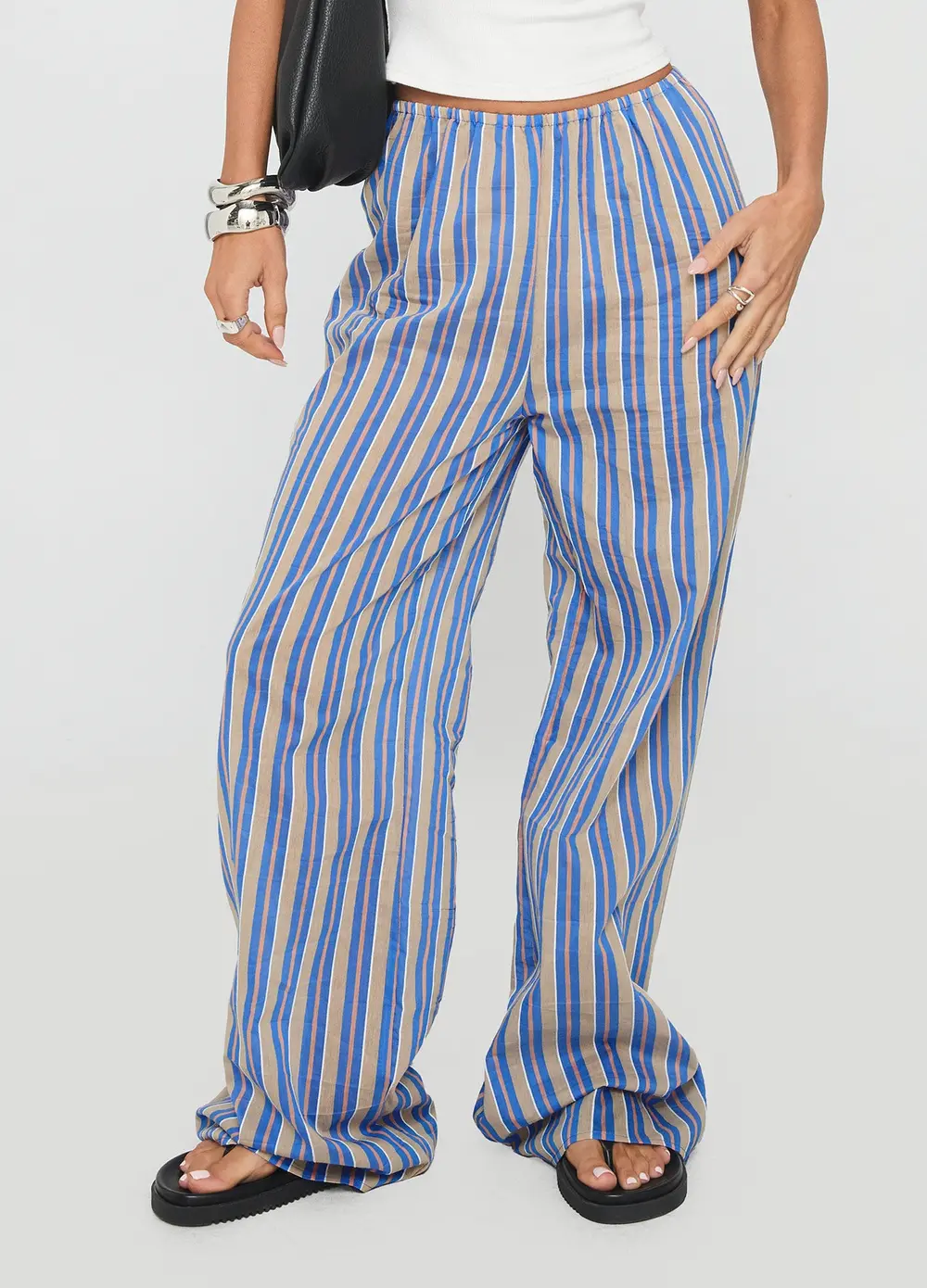 Limestone Pants Blue Multi