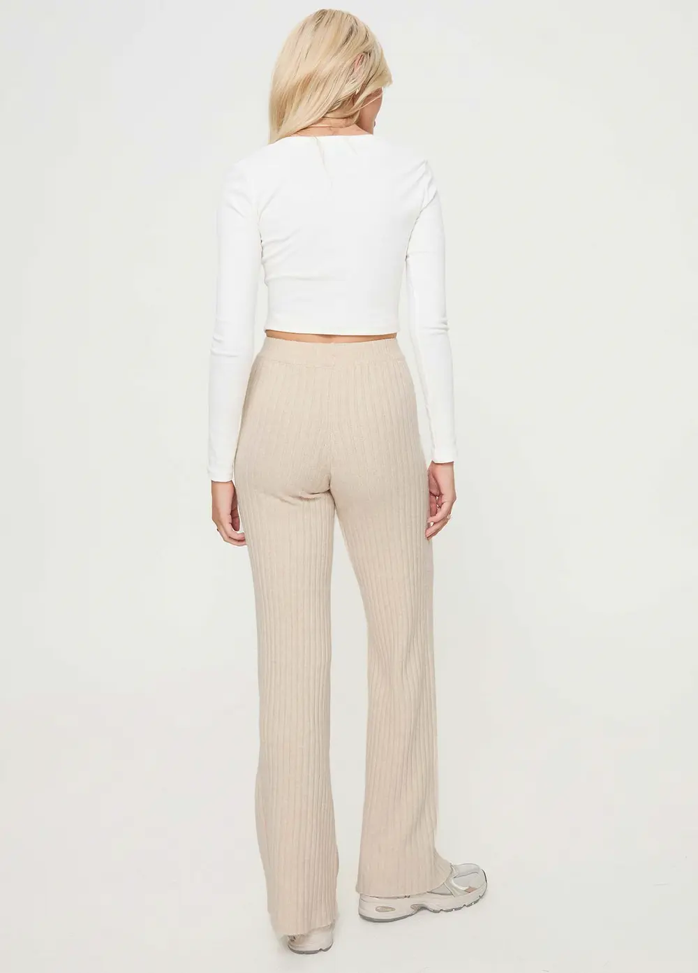 Montana Knit Pants Cream