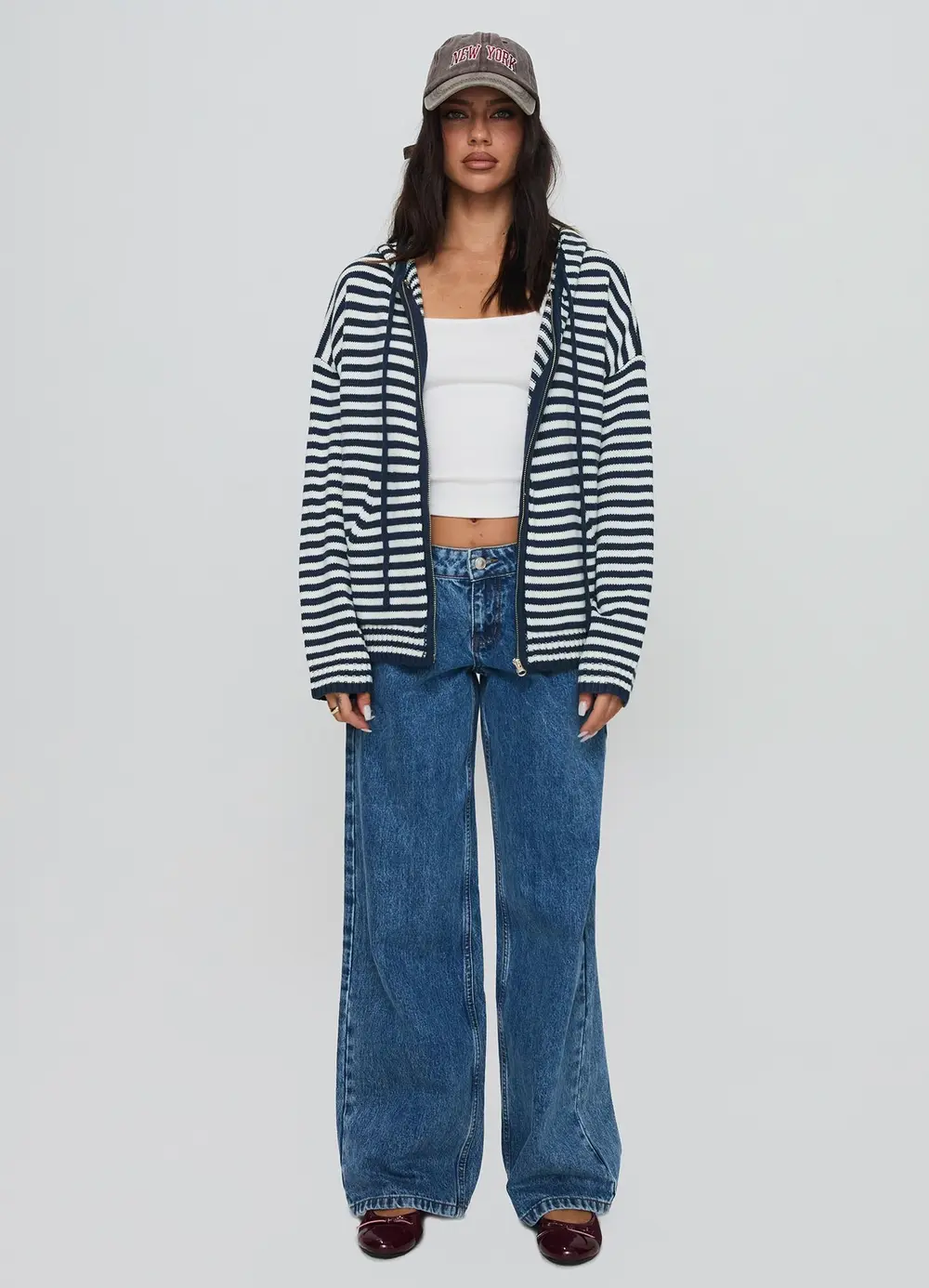 Brienna Zip Jacket Navy