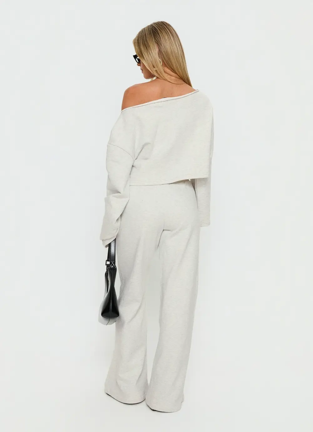 Peaks Flared Track Pants Snow Marle