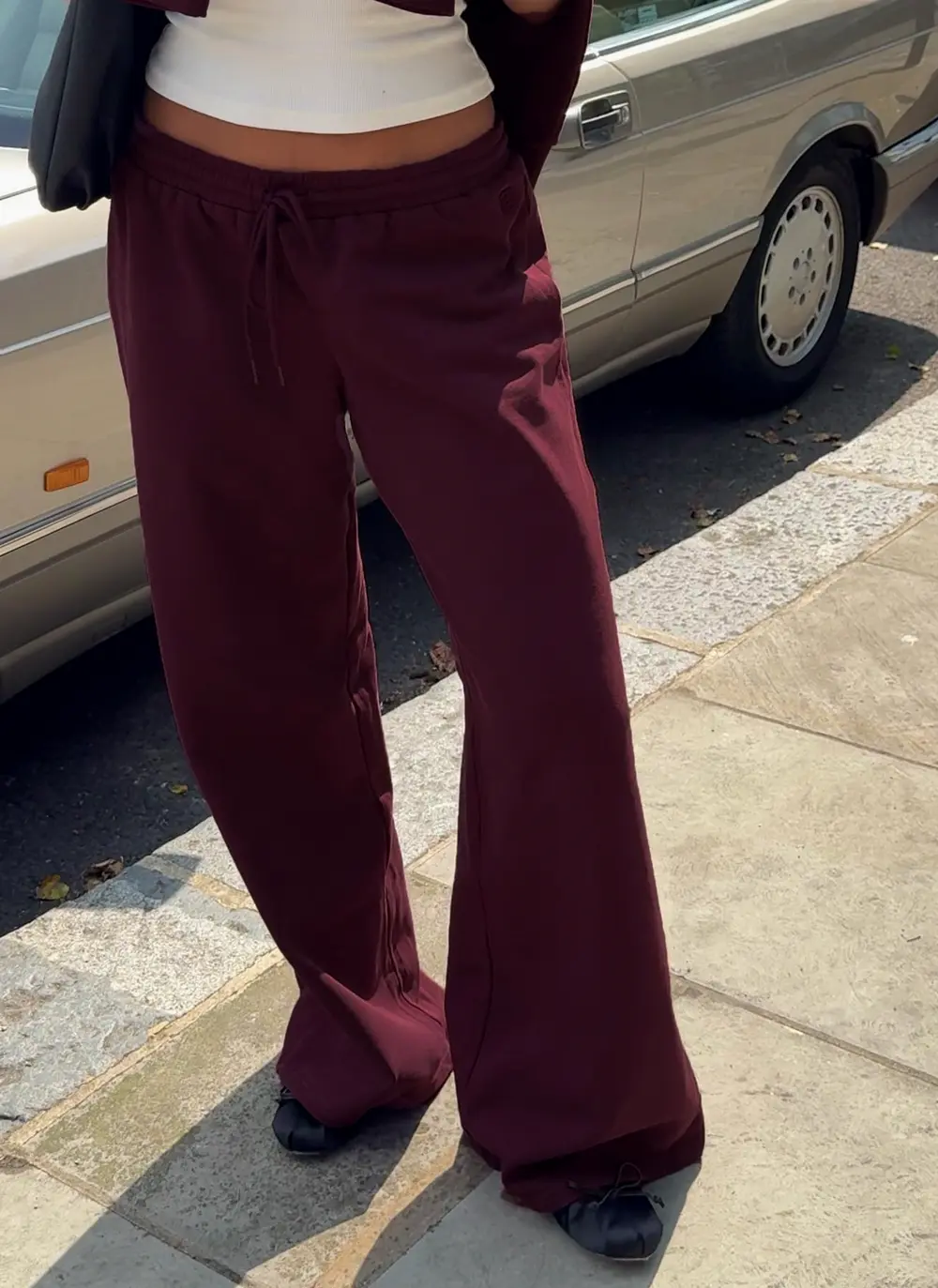 All Day Straight Leg Sweatpants Wine