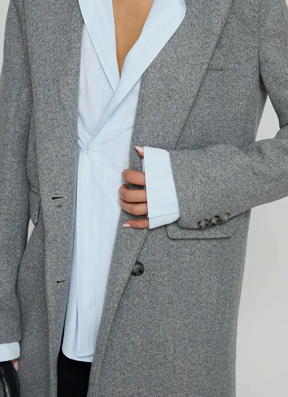 Lovergirl Longline Coat Grey