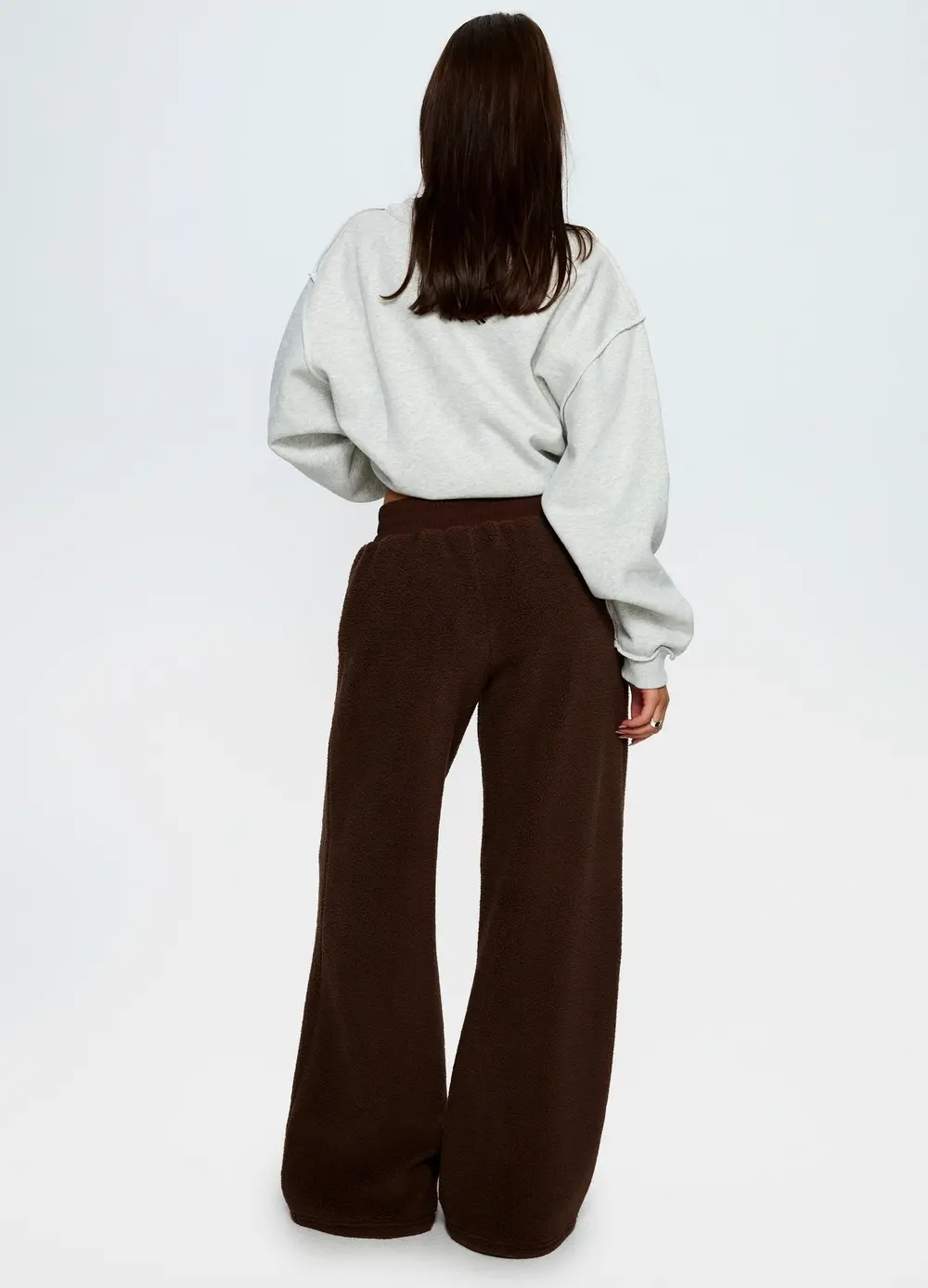 Siberia Fleece Track Pant Chocolate Brown