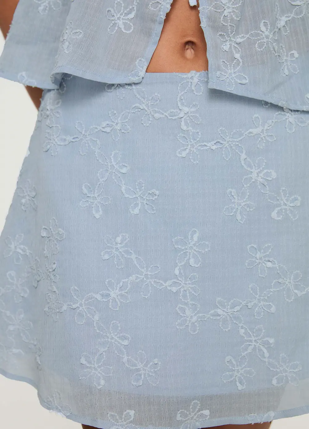 All My Friends Mini Skirt Blue