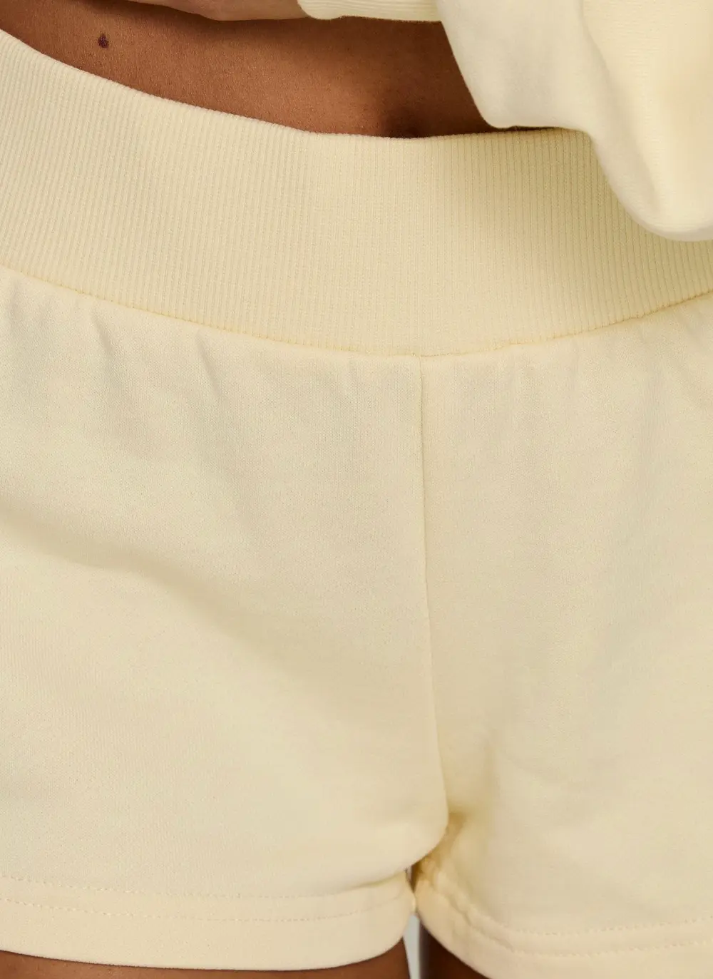 Daybreak Rib Waist Shorts Buttercream