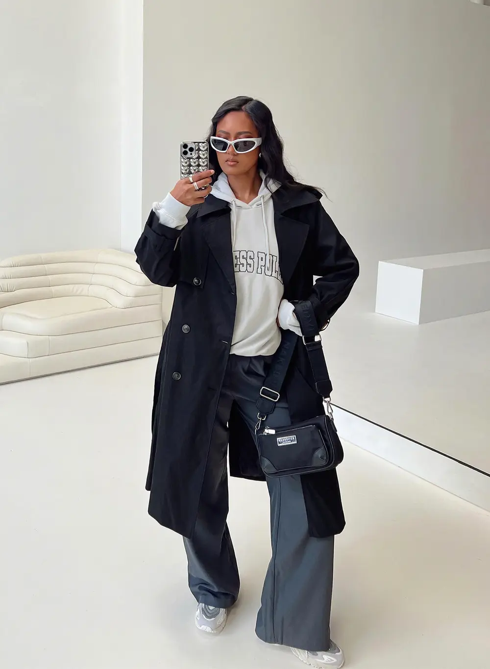 Westwind Trench Coat Black