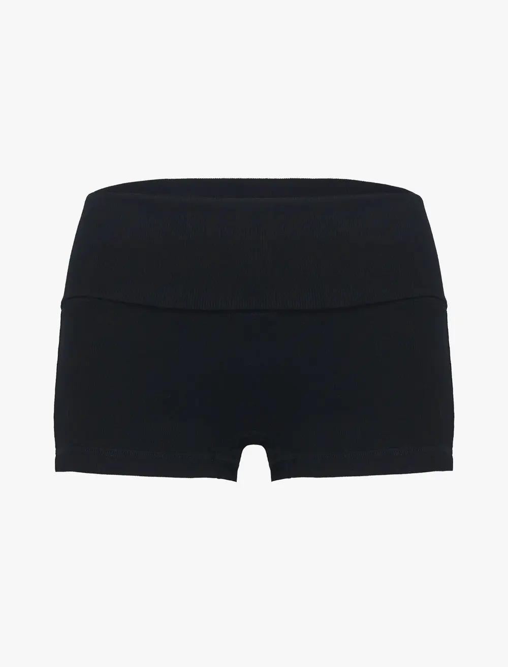 Baseline Low Rise Rib Shorts Black