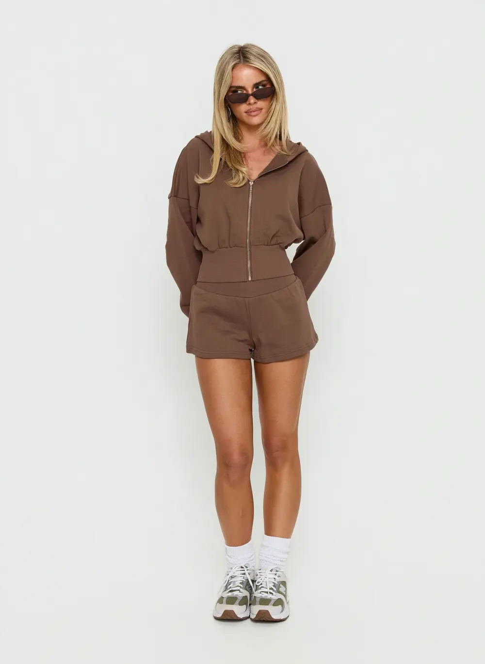 Daybreak Rib Waist Shorts Cocoa