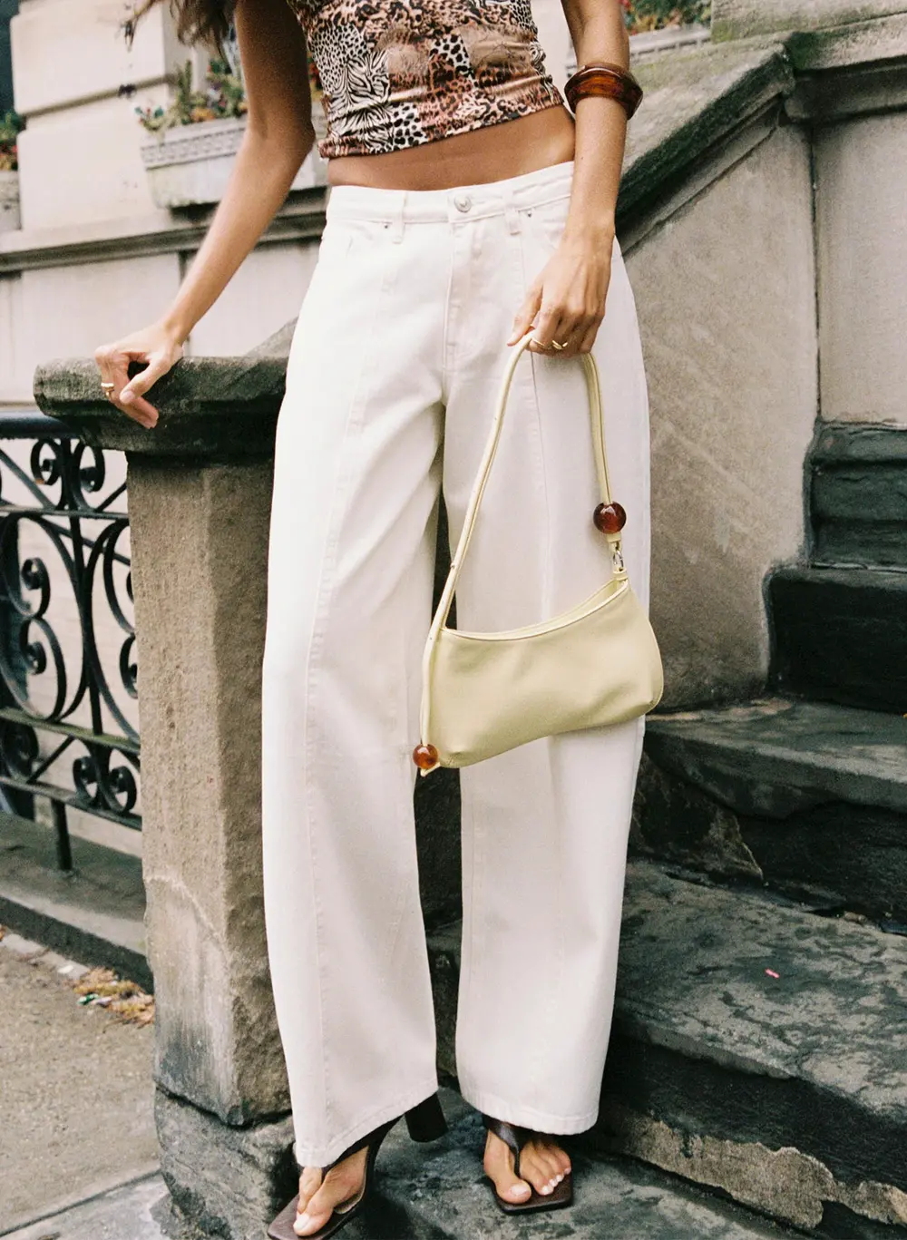 Lando Low Rise Straight Leg Jeans White