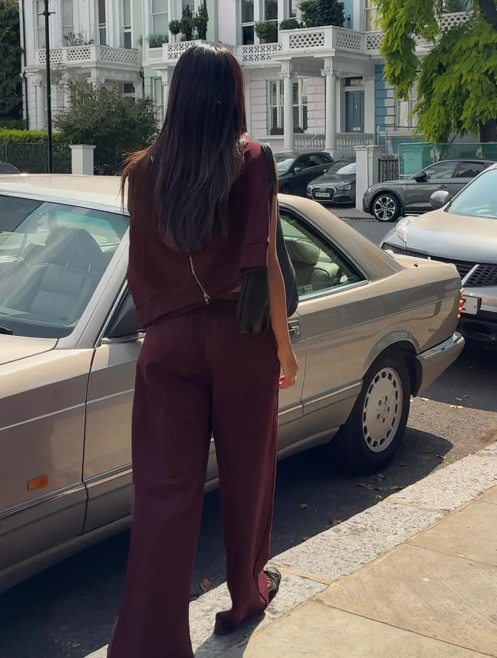 All Day Straight Leg Sweatpants Wine