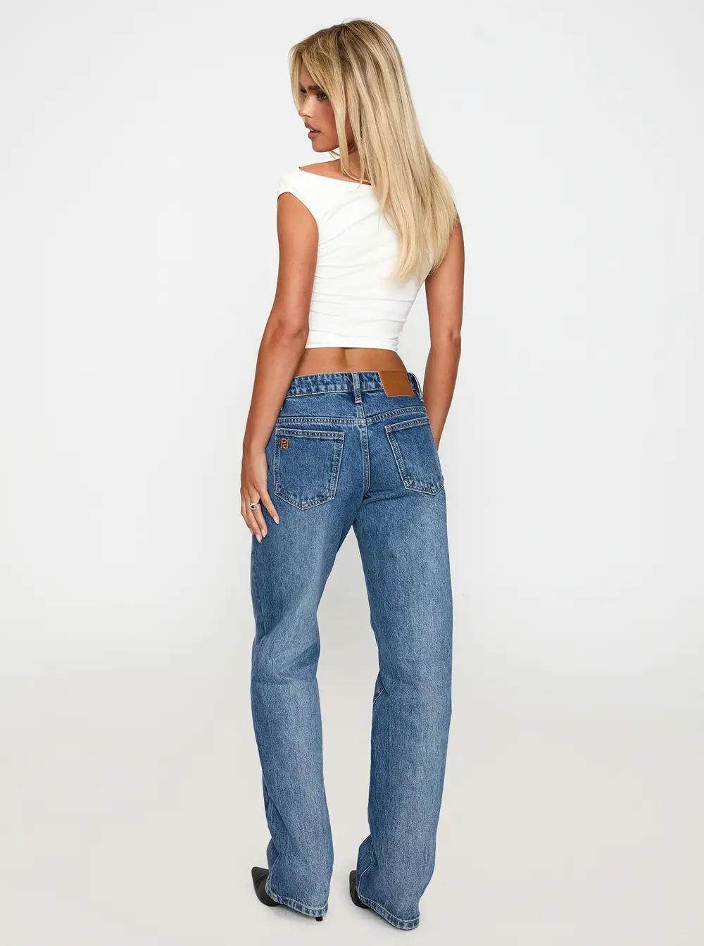Better Half Low Rise Straight Leg Jeans Horizon Blue