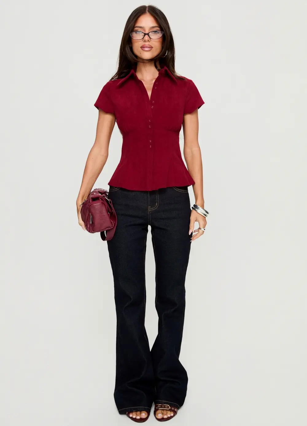 Magic Mirror Mid Rise Bootleg Jeans Raw Indigo