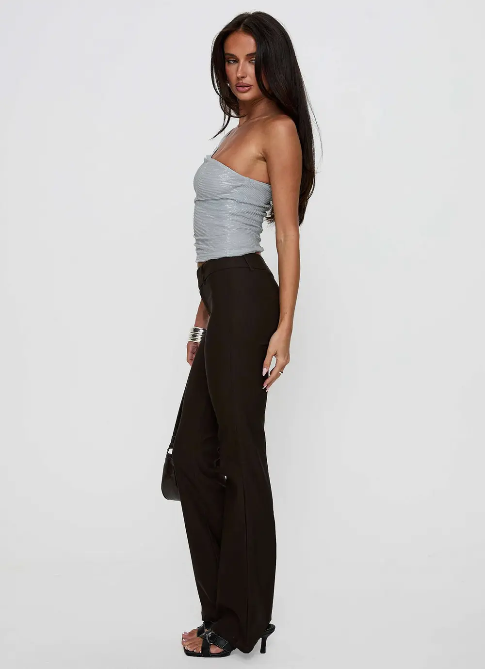 Kinkirk Flared Pants Chocolate Tall