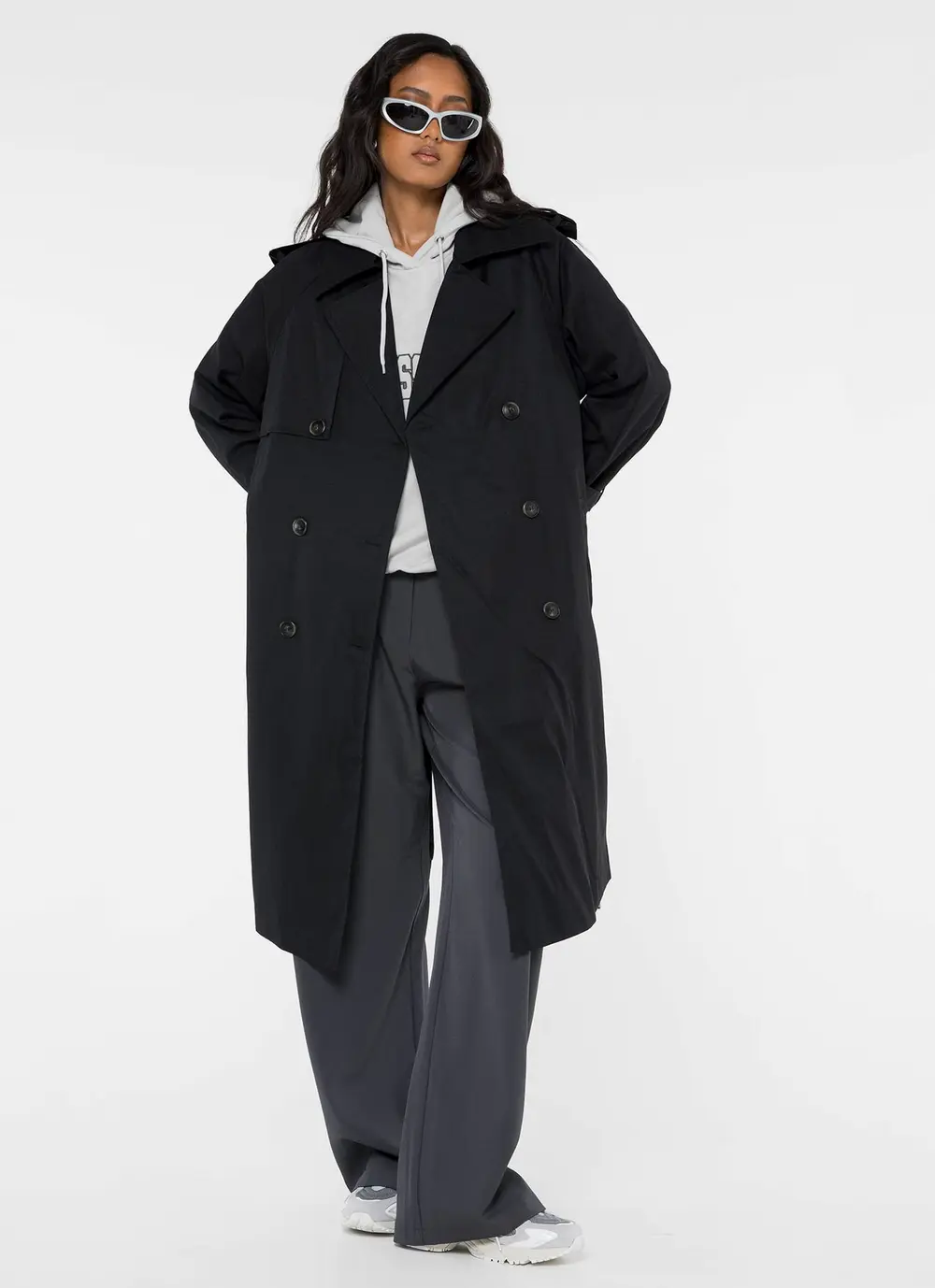 Westwind Trench Coat Black
