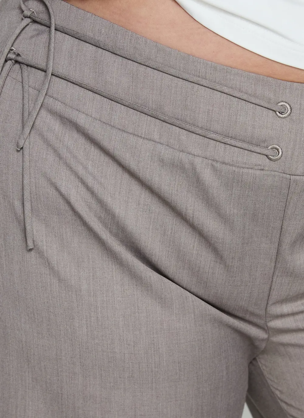 Just Have Fun Wide Leg Pant Grey Curve