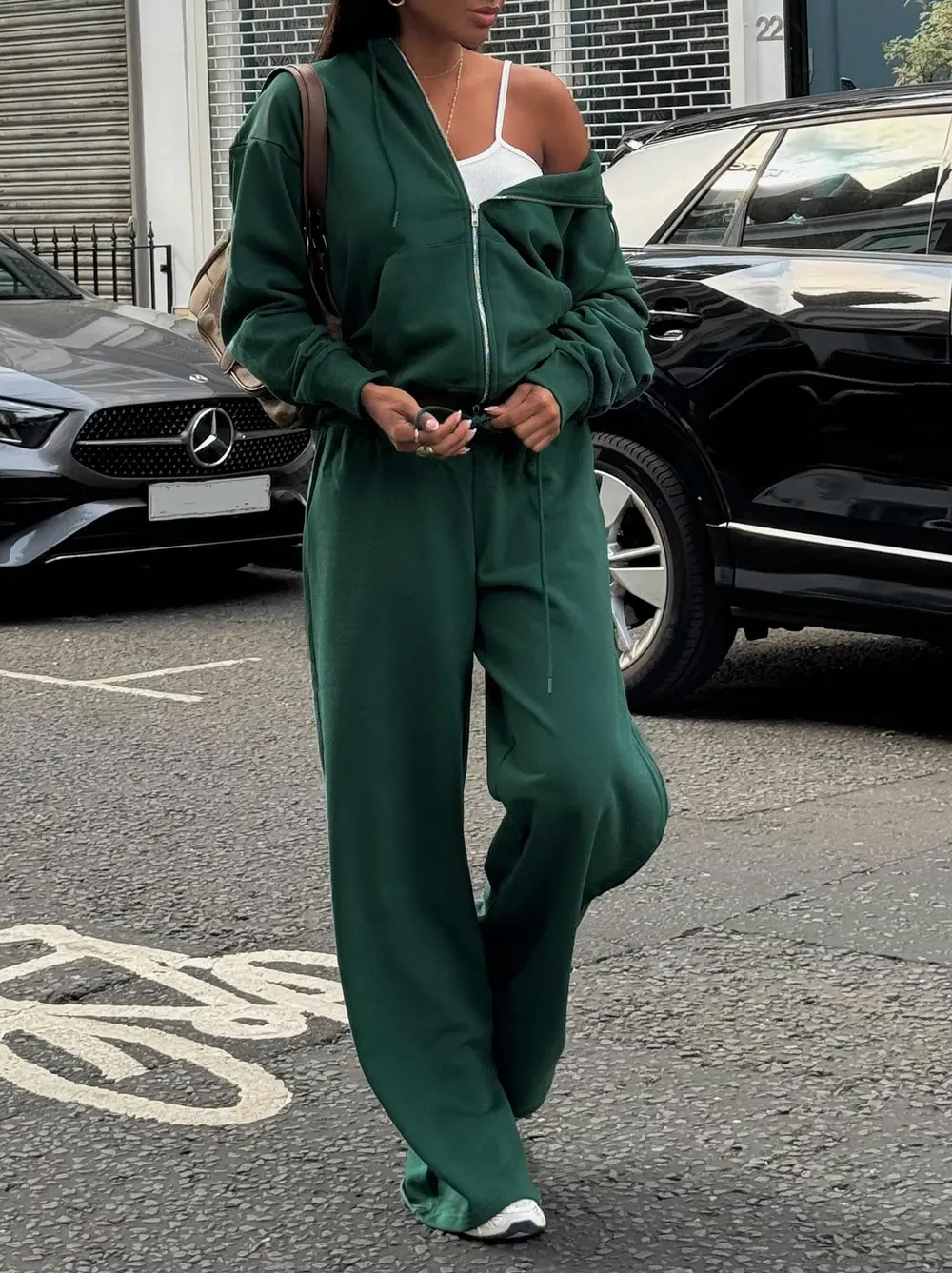 All Day Straight Leg Sweatpants Green