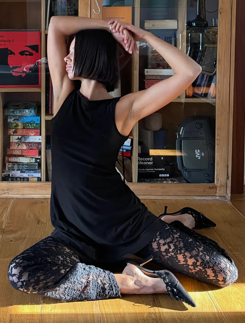 Peru Lace Pants Black