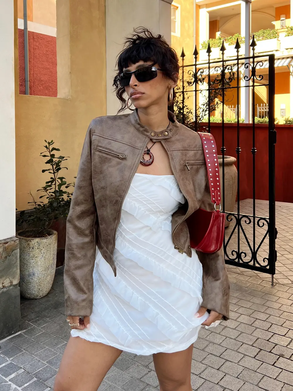 Bella Moto Jacket Chocolate