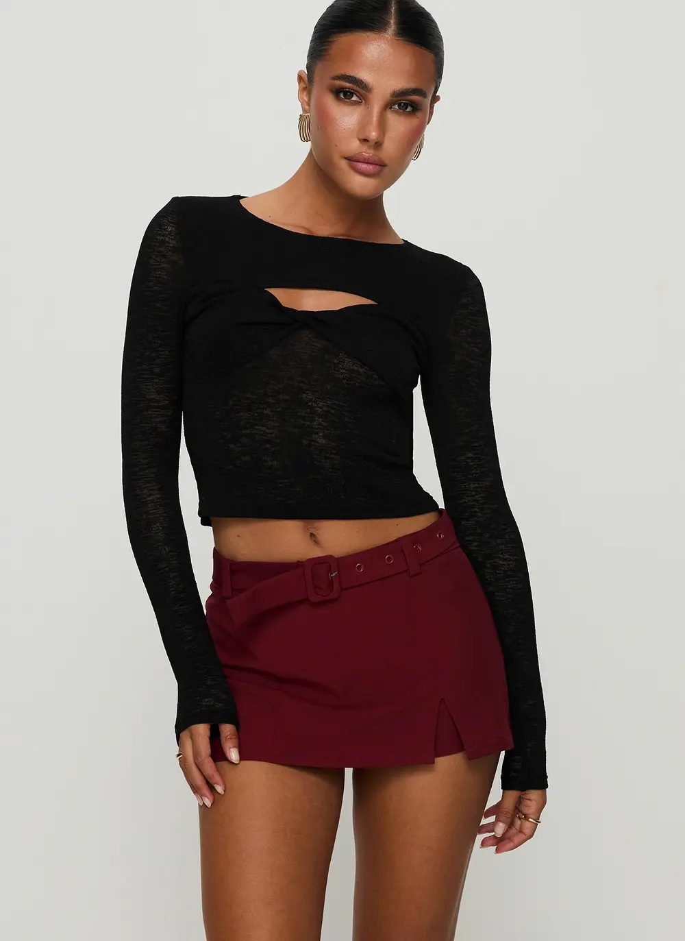 Volley Mini Skort Cherry Red