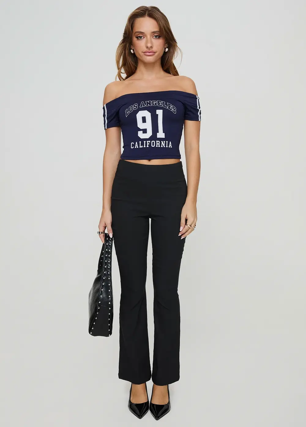 Everyday Flared Pants Black