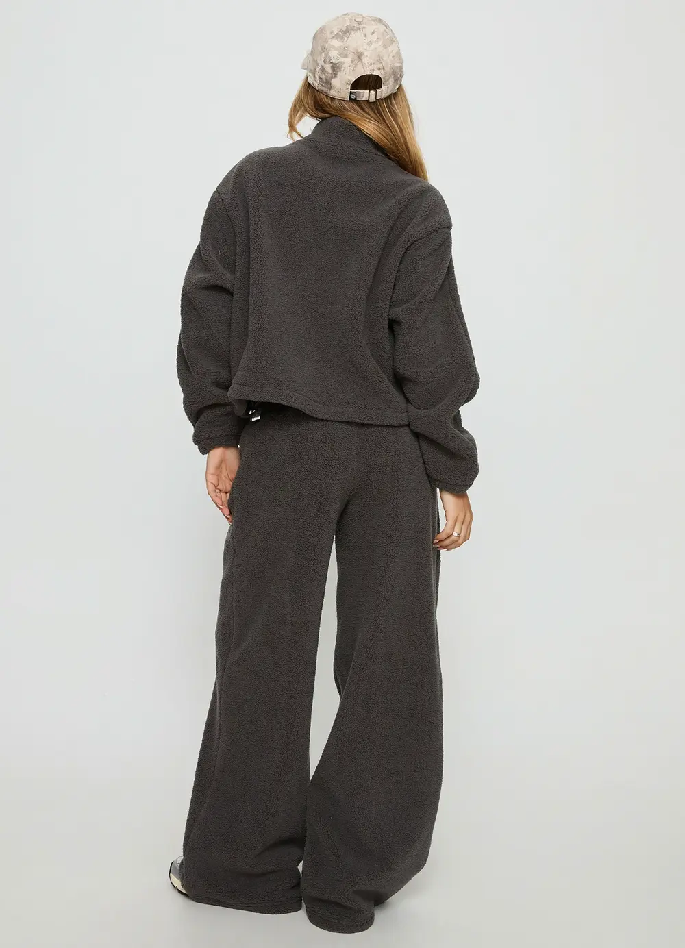 Siberia Fleece Track Pant Charcoal