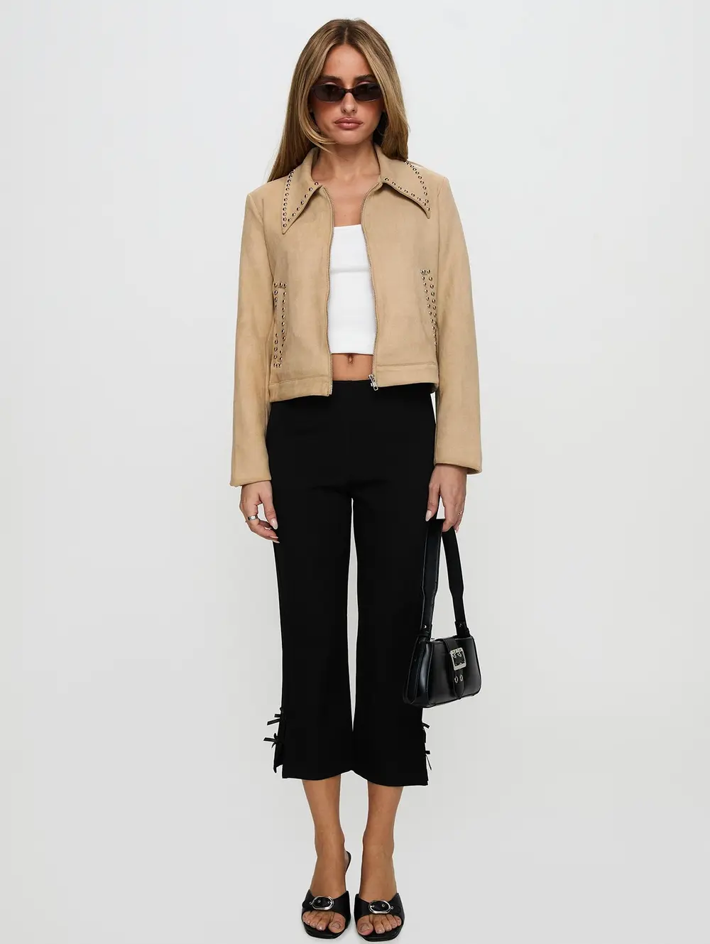 Hurleigh Faux Suede Jacket Brown