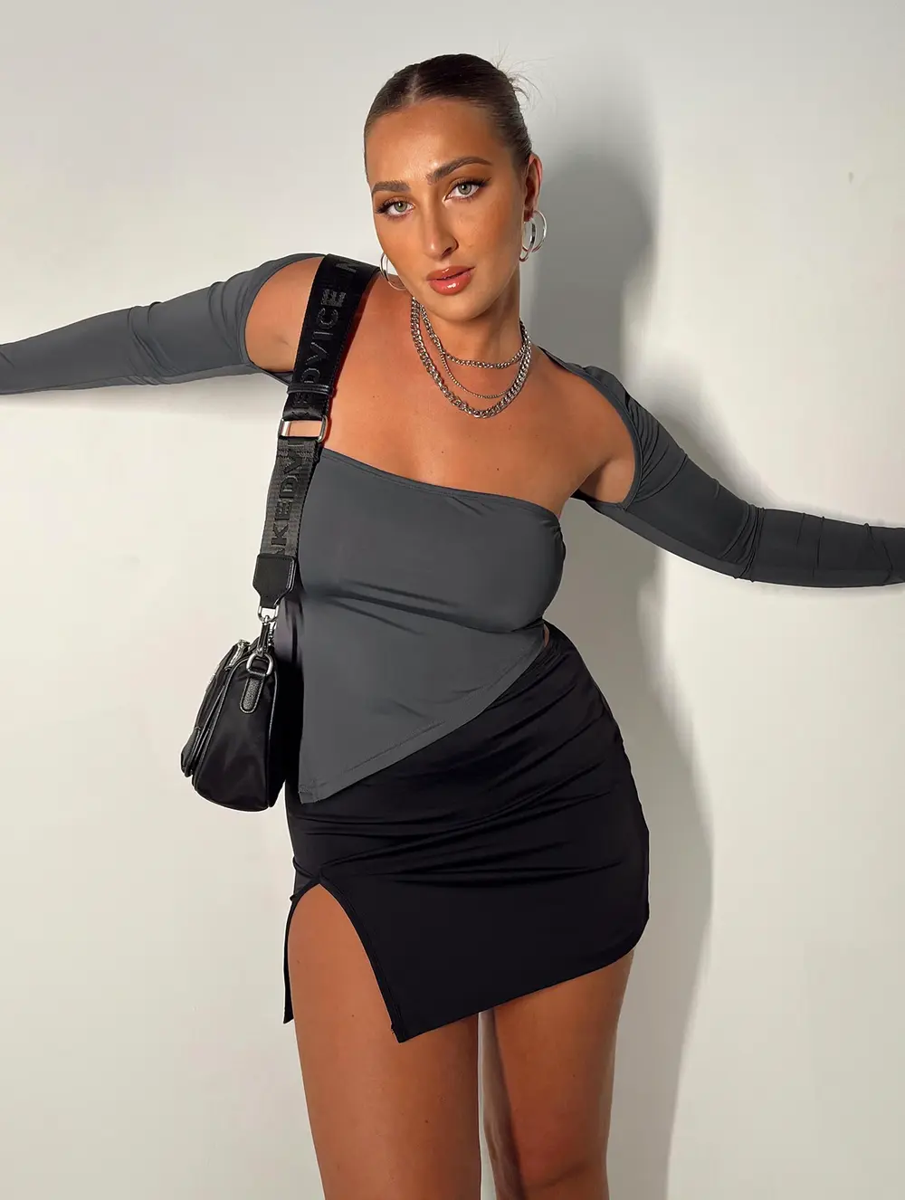 Lowell Mini Skirt Black