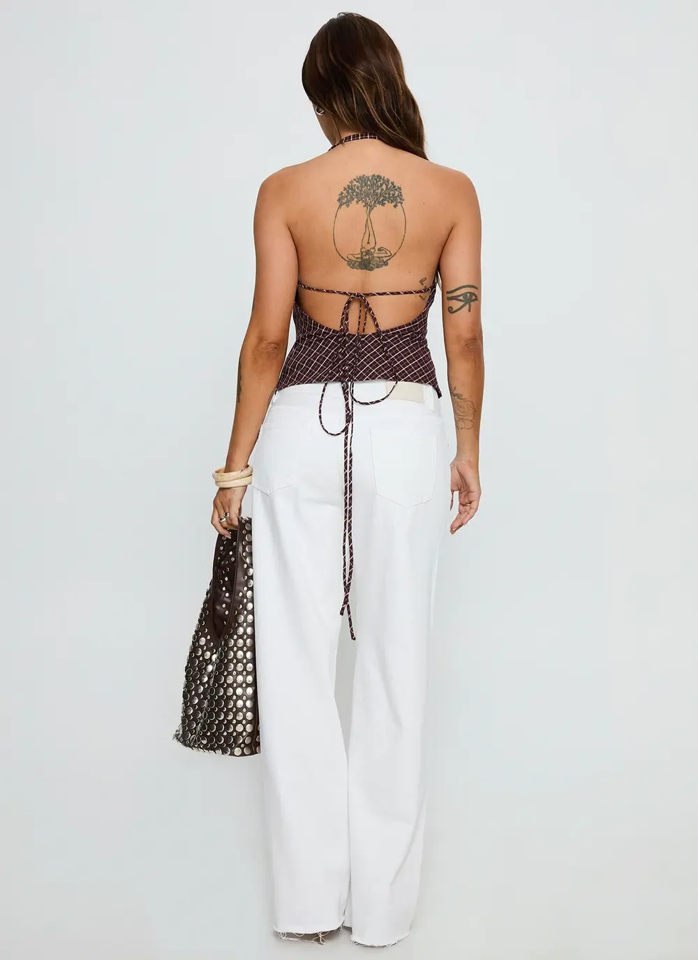 Sabryna Low Rise Straight Leg Jeans White