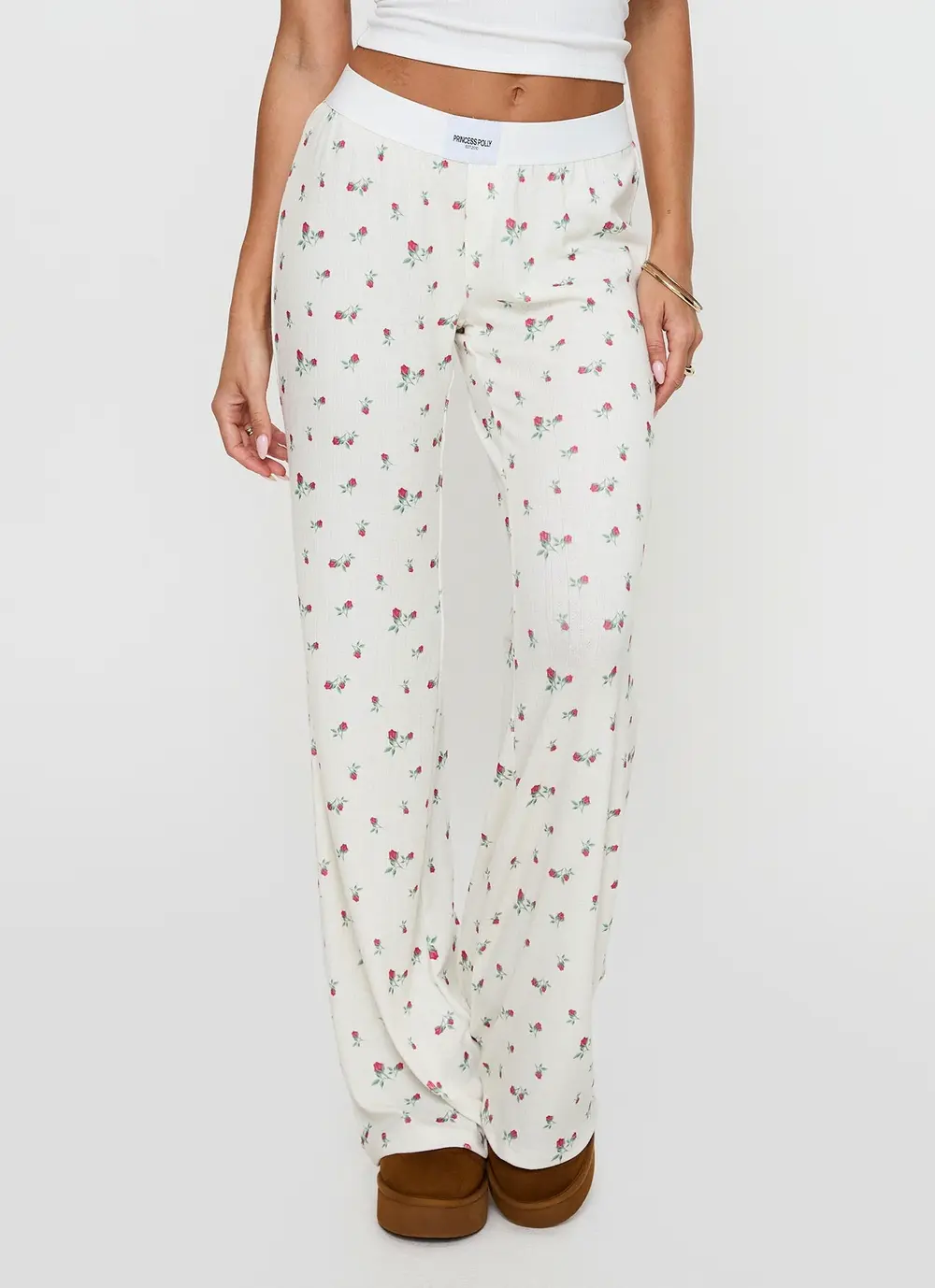 Lullabies Pointelle Sleep Pant Yellow