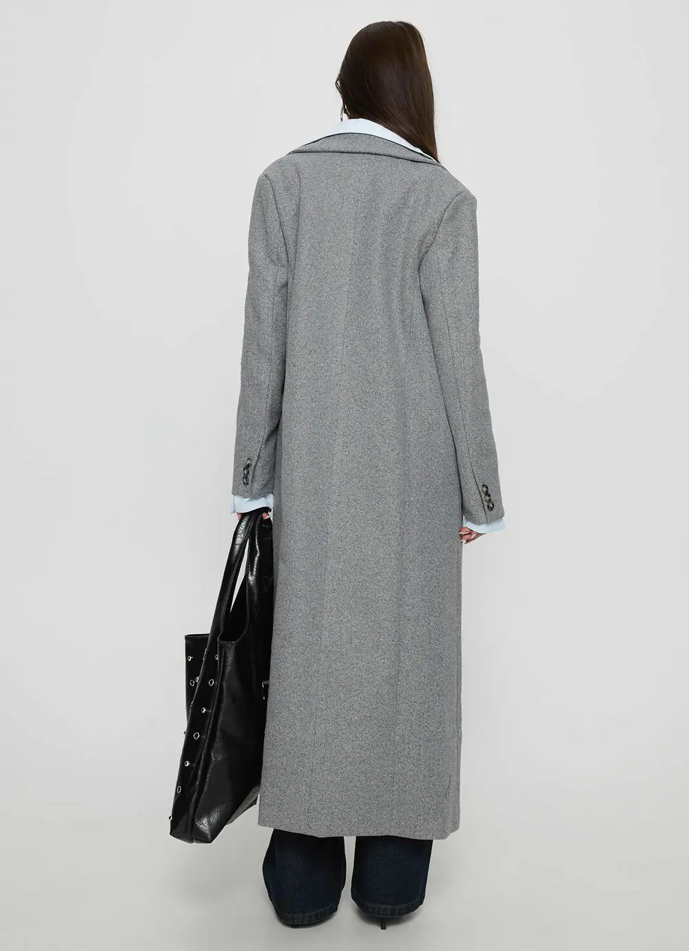 Lovergirl Longline Coat Grey