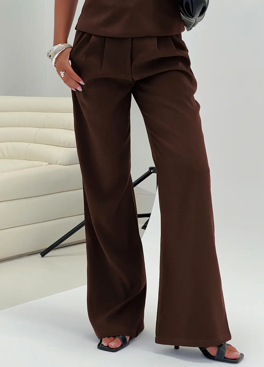 Ambient Wide Leg Pant Chocolate