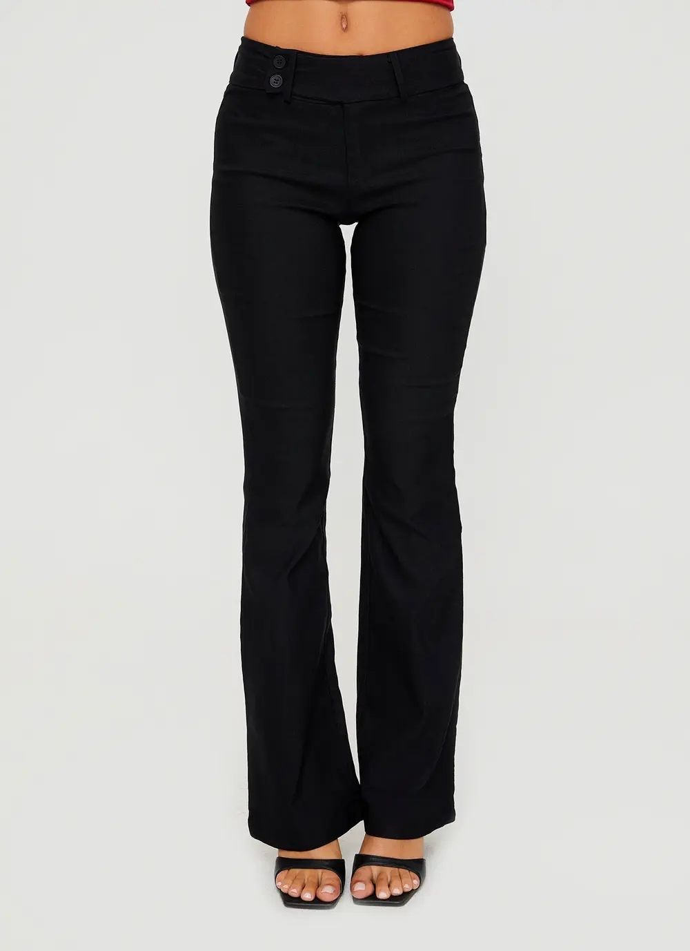 Kinkirk Flared Pants Black Petite
