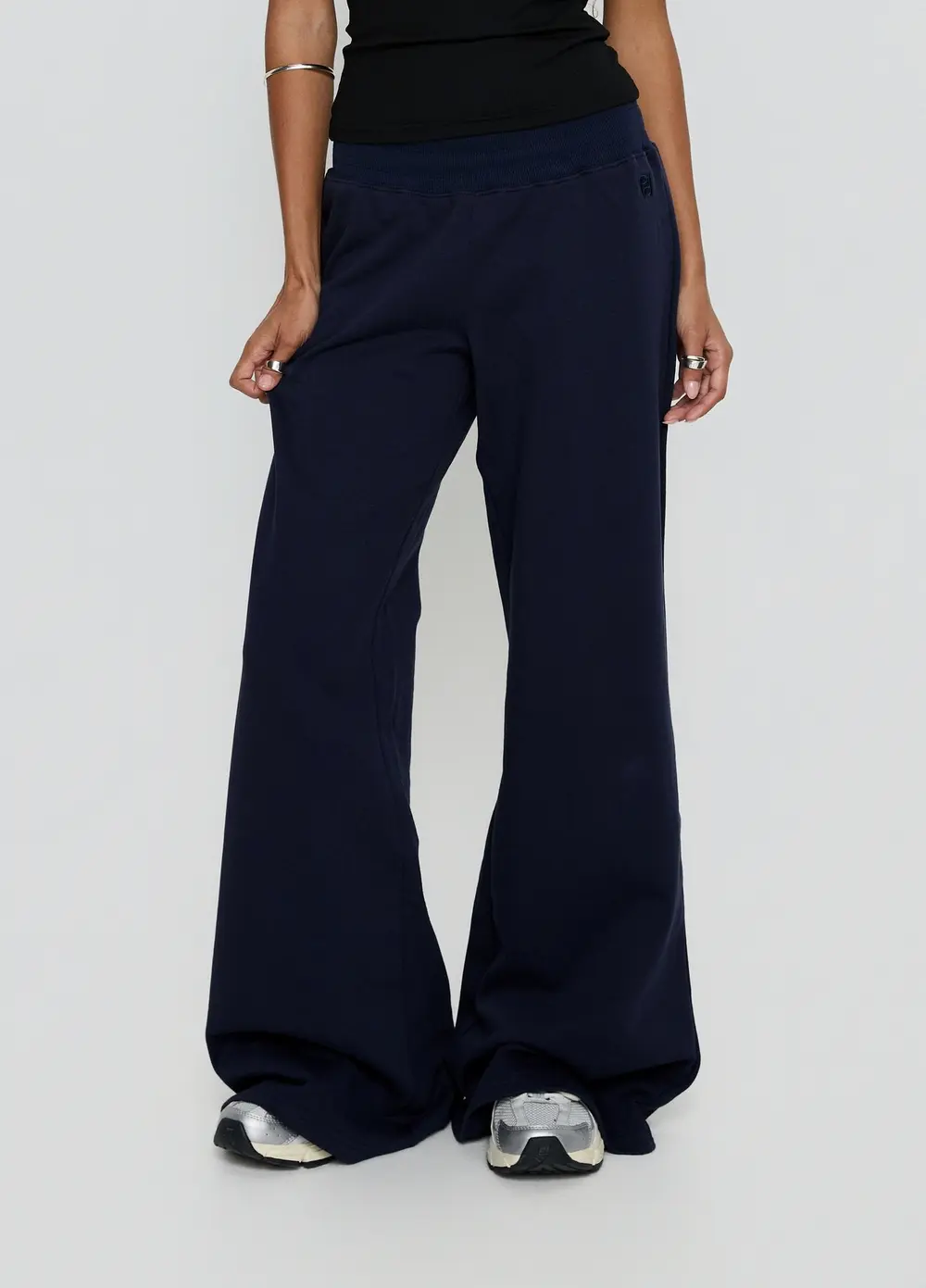 Summits Flared Track Pants Navy