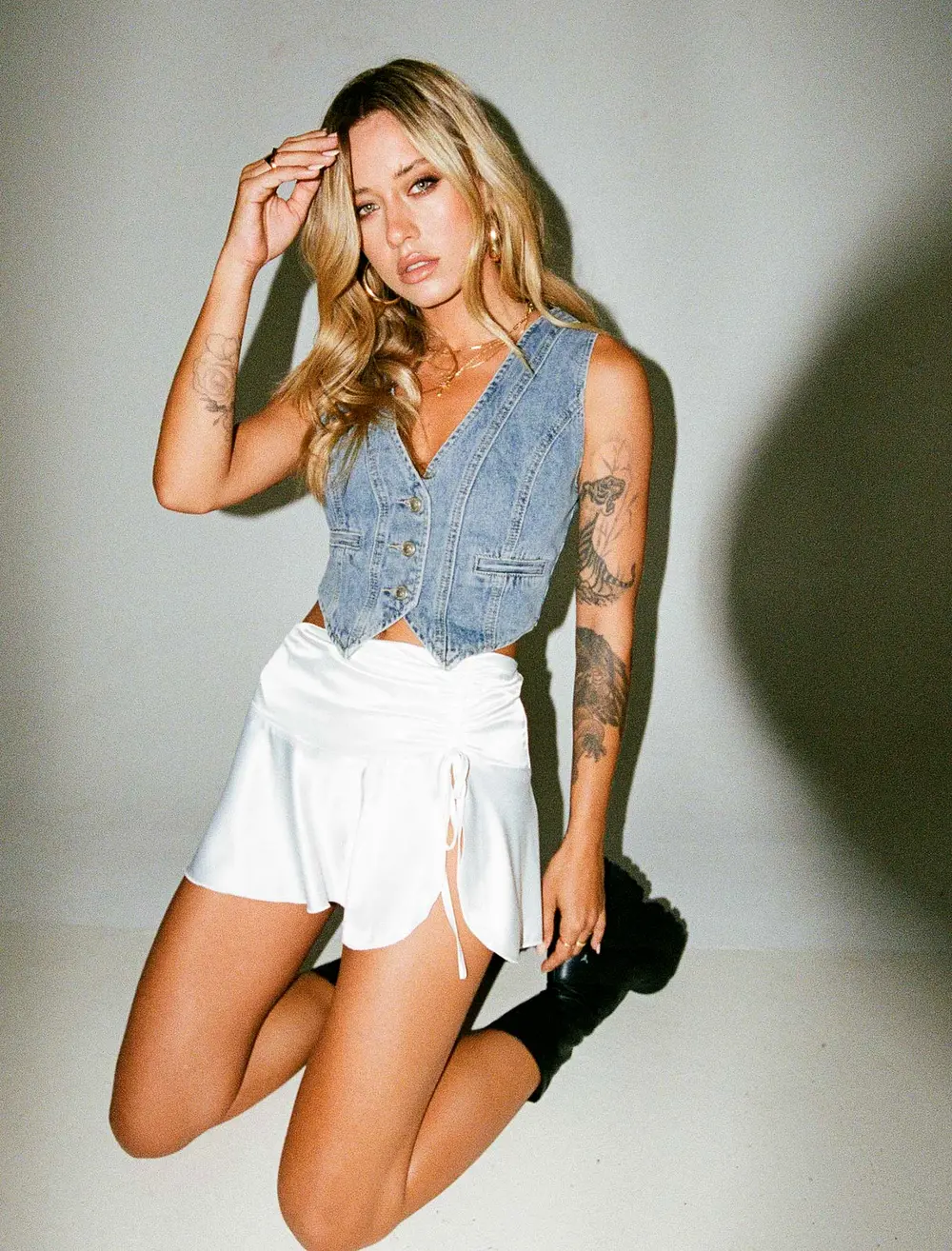 Gibbs Mini Skirt White