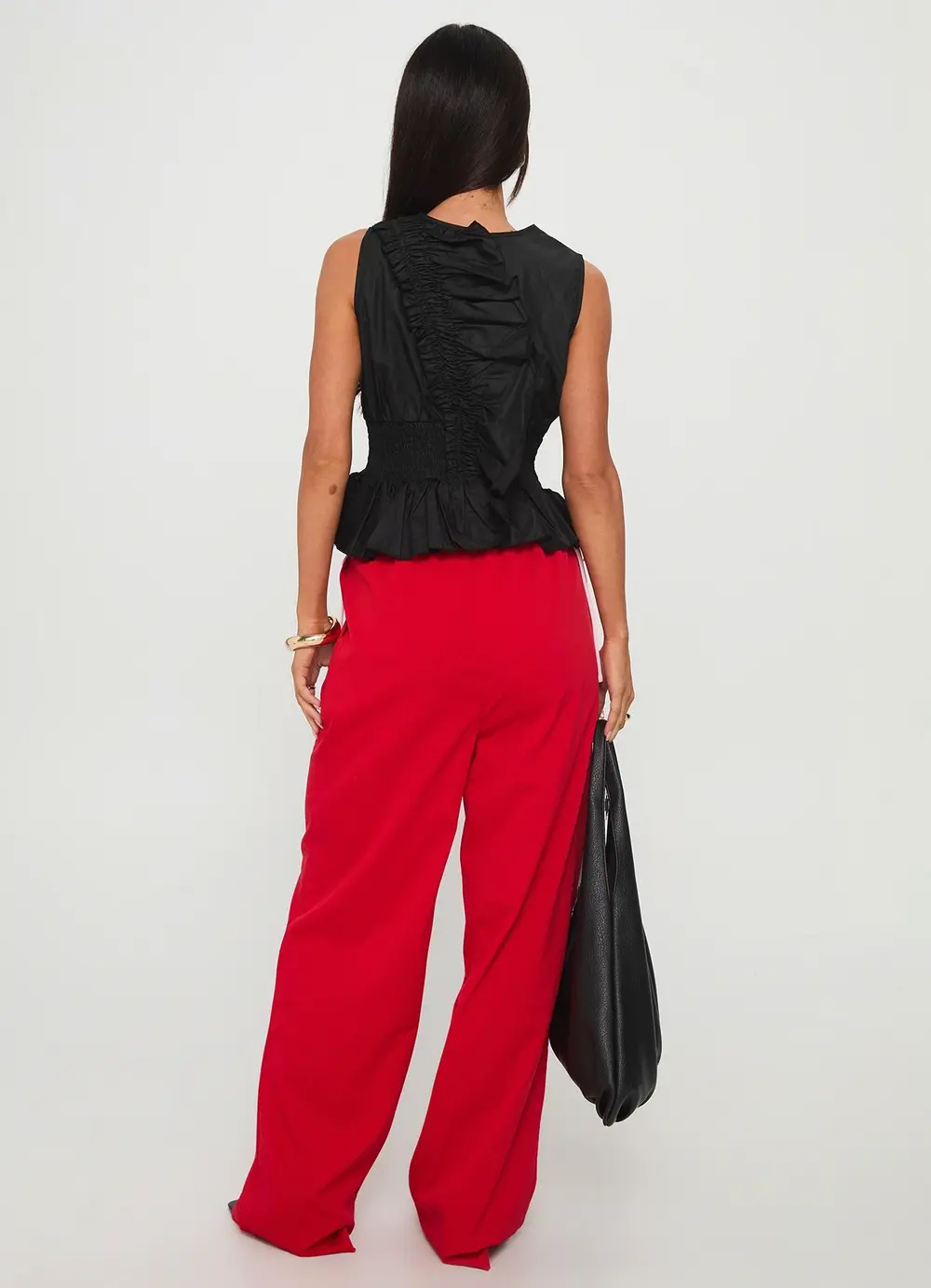 Sweet As Sugar Bow Pants Red / Pink