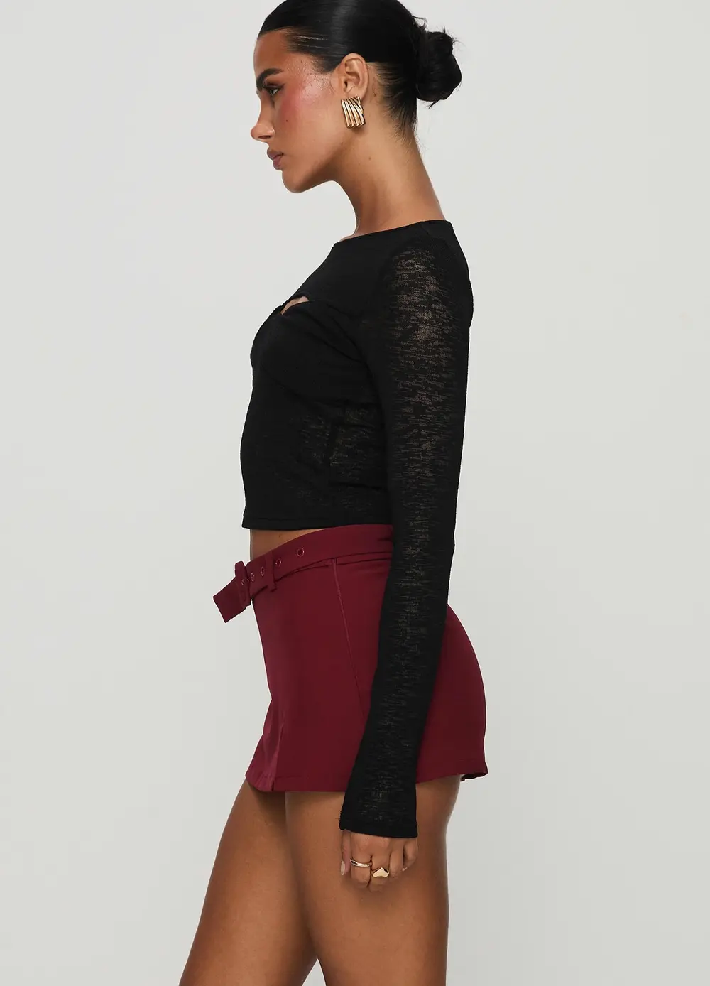 Volley Mini Skort Cherry Red