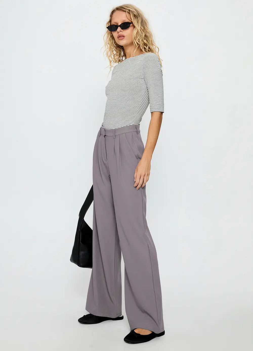 Ambient Wide Leg Pant Grey