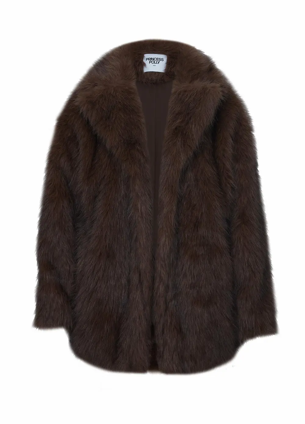 Super Trouper Faux Fur Jacket Brown