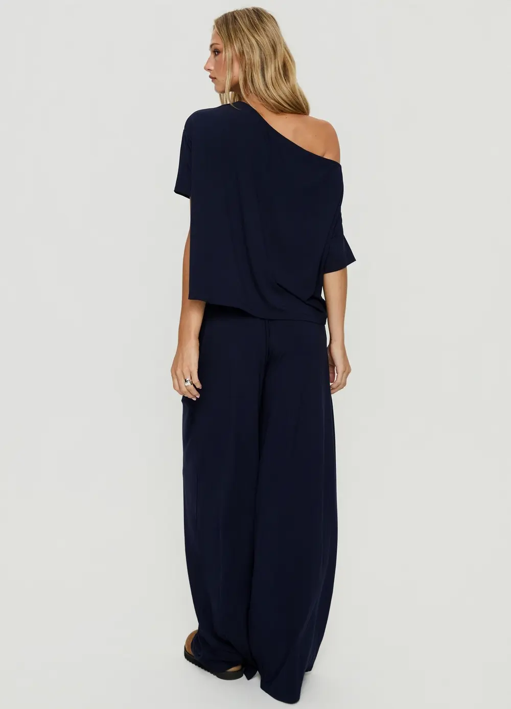 Cozy Hour Sleep Relaxed Pants Navy