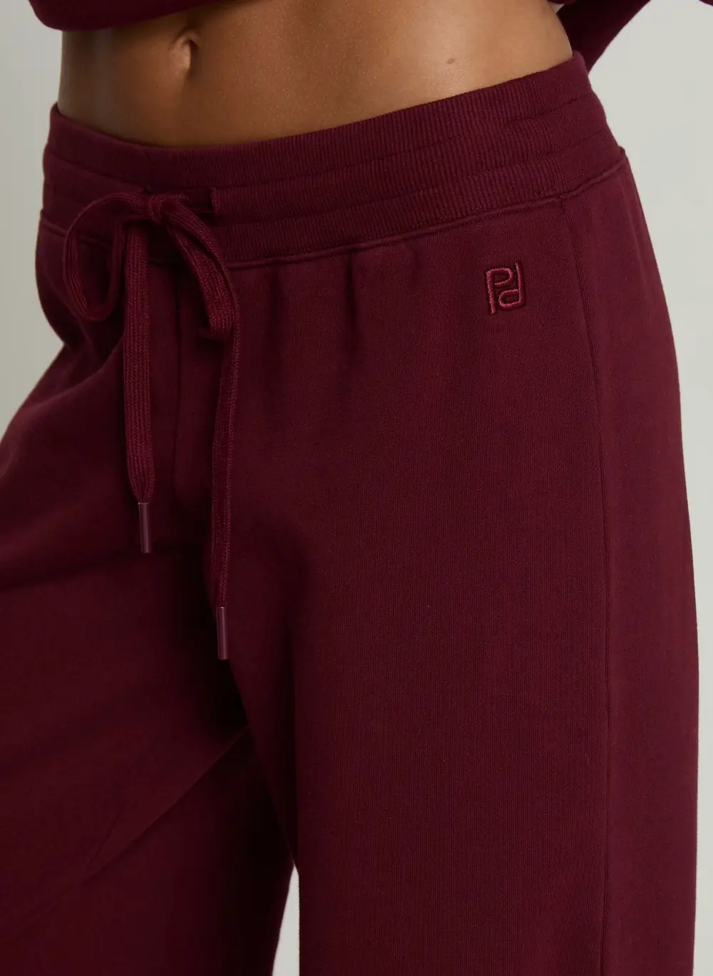 Dodie Wide Leg Pants Washed Currant