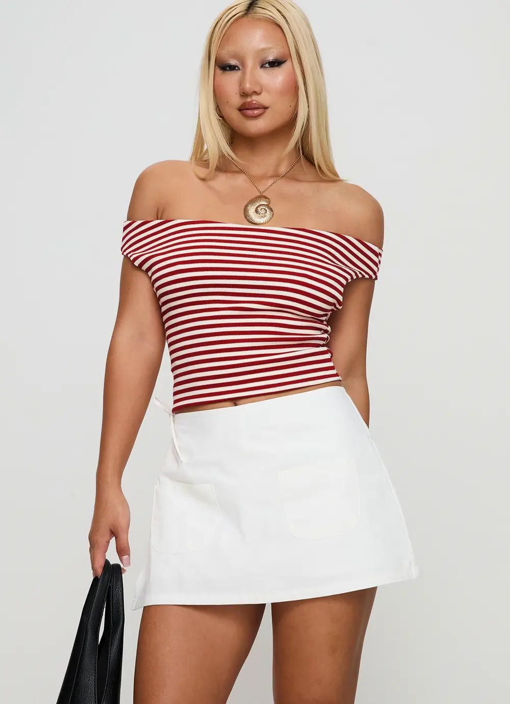 Gigi Wrap Skort White
