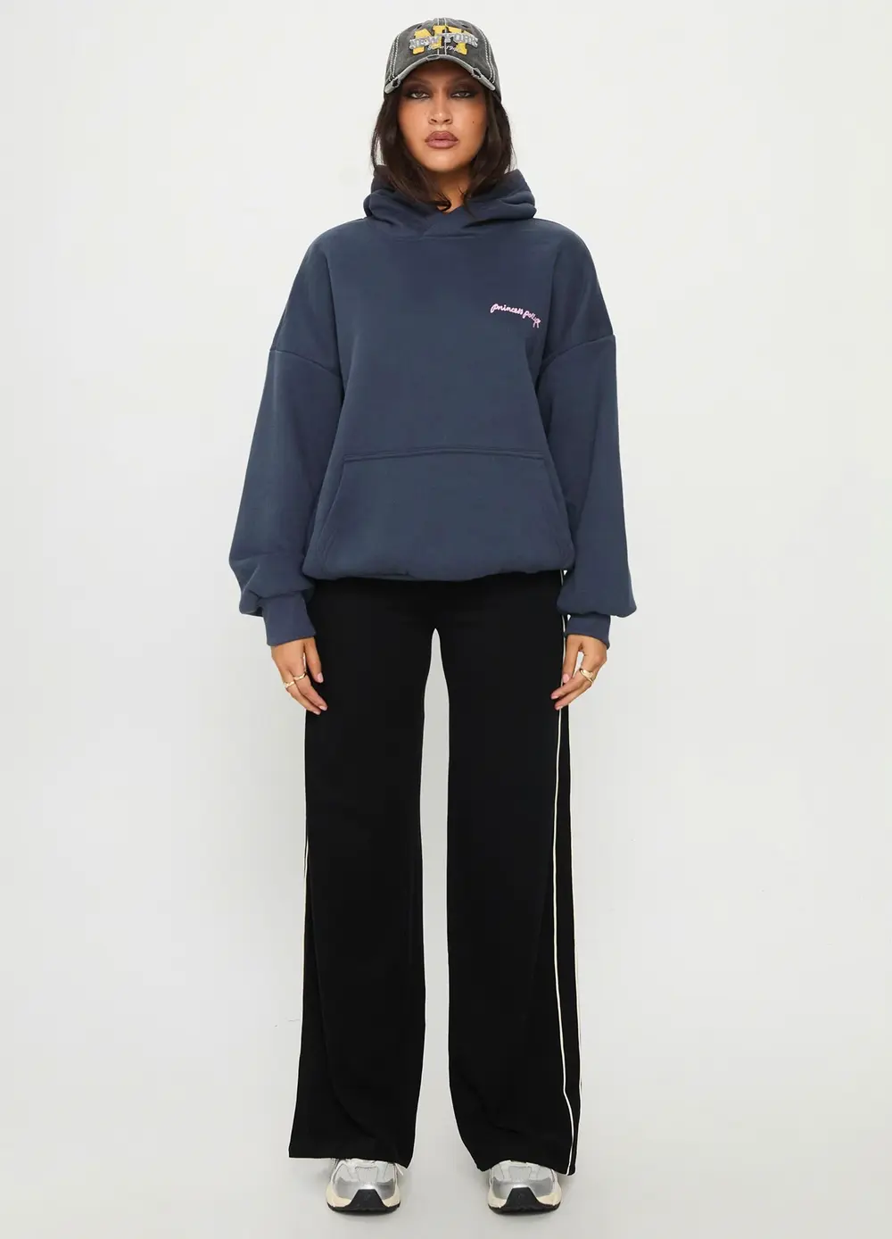 Ascenda Straight Leg Track Pant Black