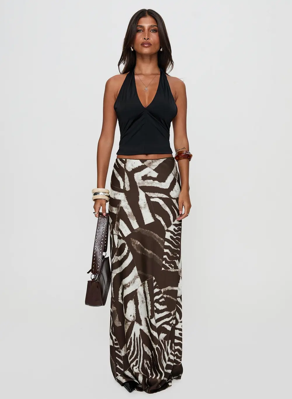 Rowana Maxi Skirt Multi