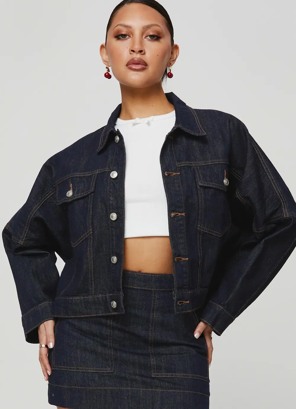 Hughes Jacket Dark Wash Denim