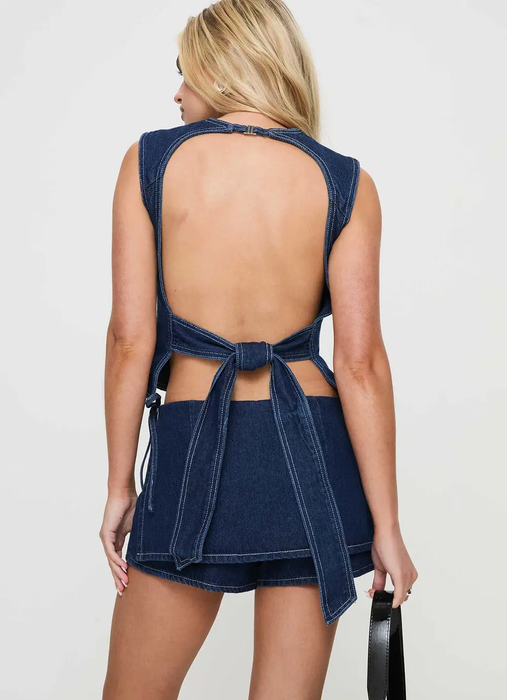 Countryside Skort Blue Denim