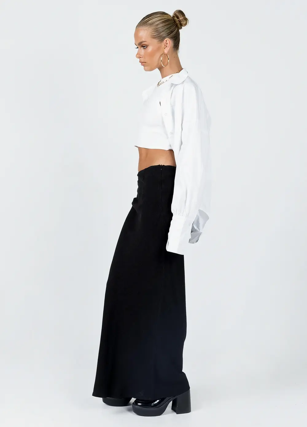 Jodie Maxi Skirt Black