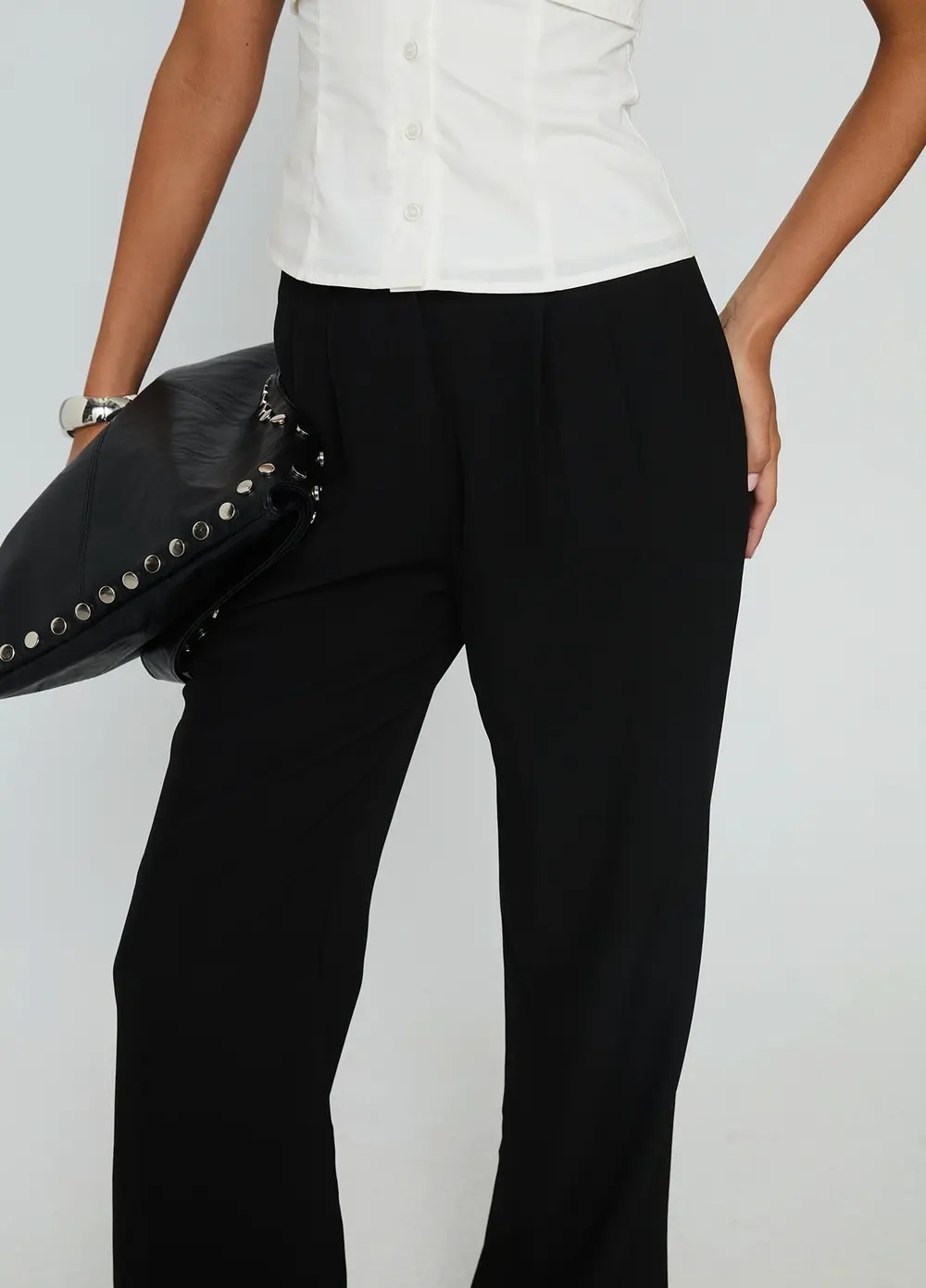 Ambient Wide Leg Pant Black