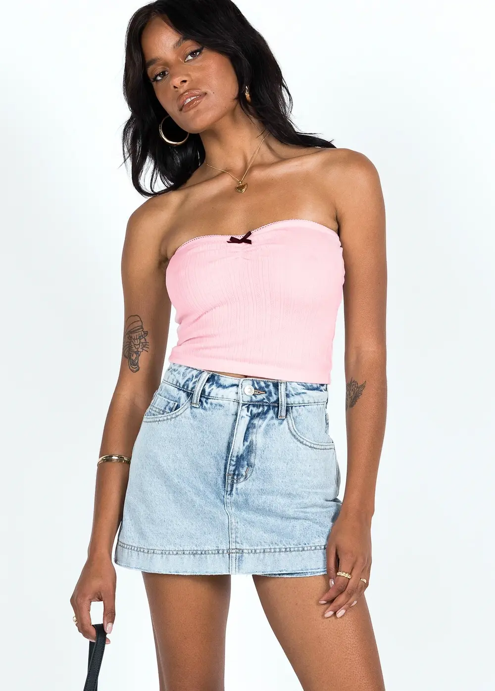 Heuston Skort Denim Lower Impact